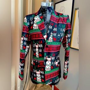 UNISEX CHRISTMAS BLAZER WITH LIGHTS